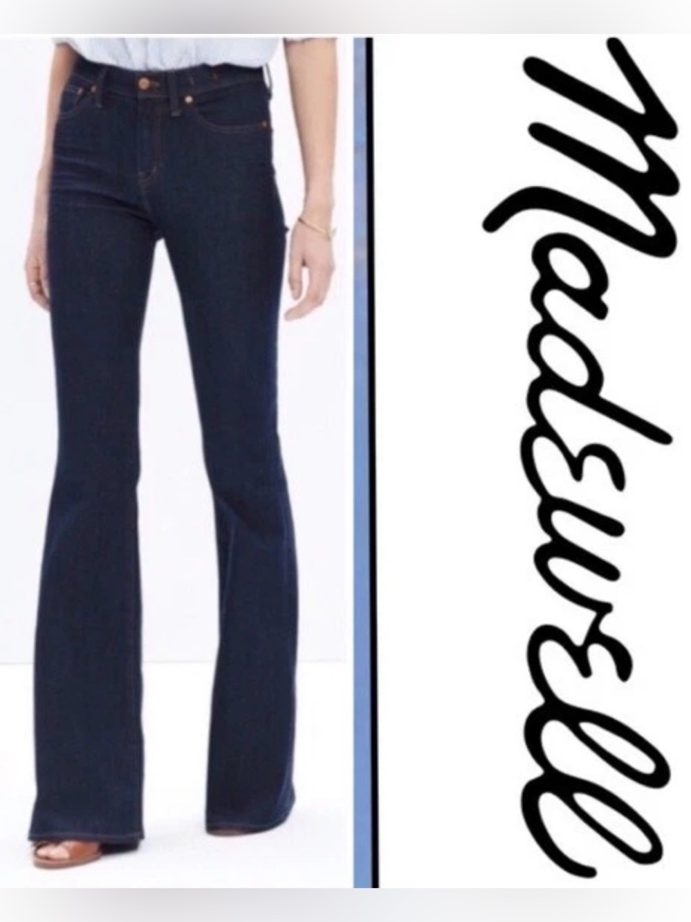 Madewell Flea Market Flare Jeans Dark Wash Size 25